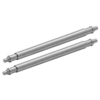Spring bar with single flange, in steel. Diam: 1.50mm / For lug-to-lug width: 25mm